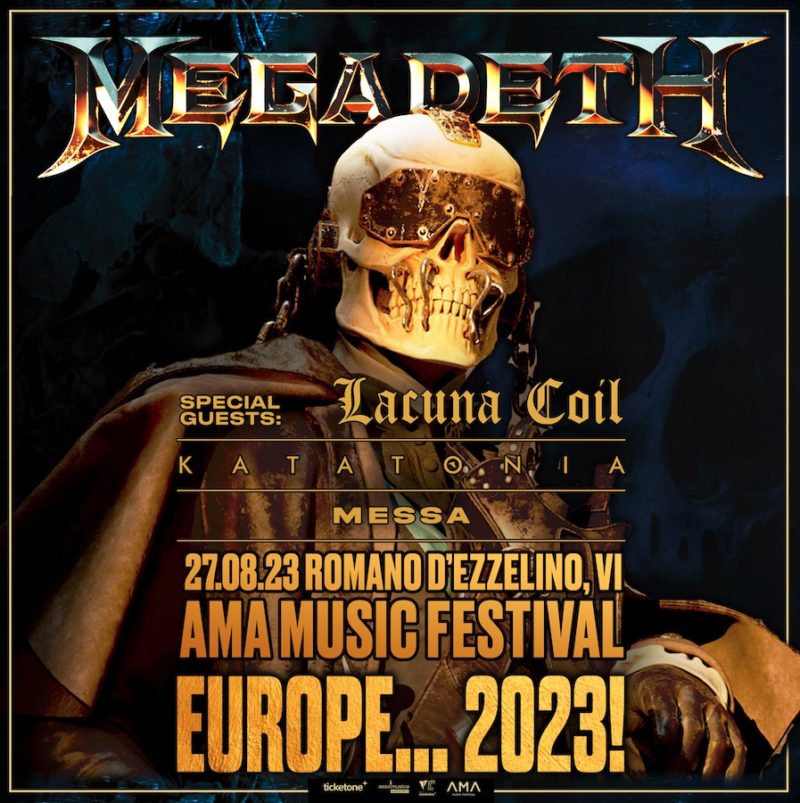 Megadeth Una Data In Italia Ad Ama Music Festival