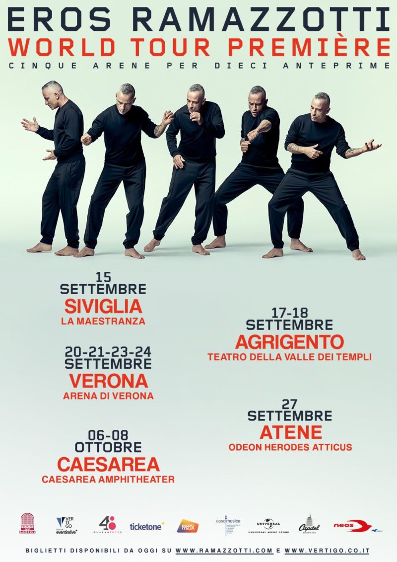 eros ramazzotti tour 2022 torino