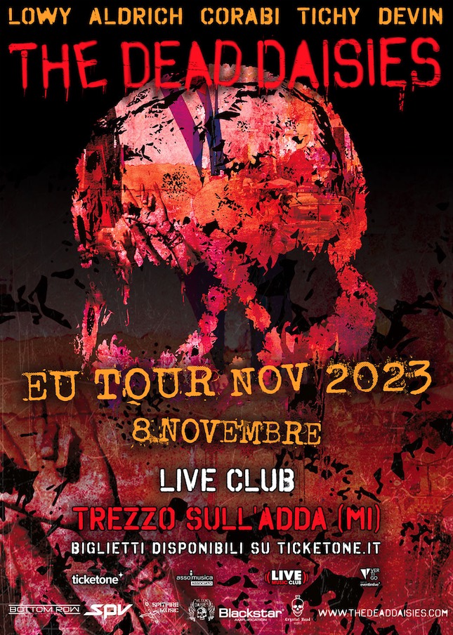 The Dead Daisies Tour 2023 Vertigo Concerti